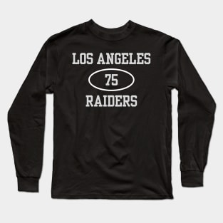 LA RAIDERS HOWIE LONG #75 Long Sleeve T-Shirt